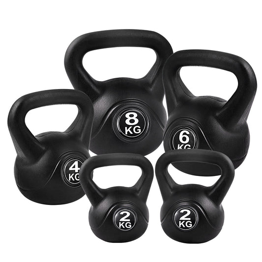 22kg Kettlebell Kettlebells Set Kettle Bell Bells Kit Weight Fitness Exercise-0