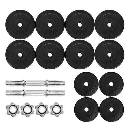 30kg Dumbbells Dumbbell Set Weight Plates Home Gym Fitness Exercise-3