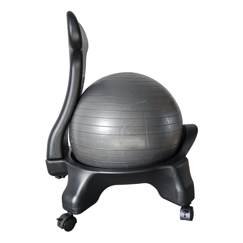 Fitness stolička s loptou s priemerom 55 cm-3